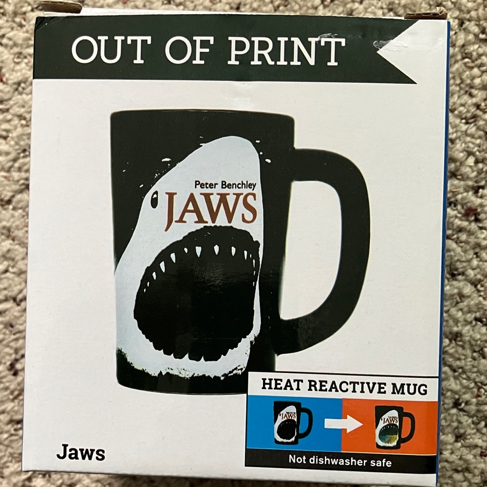 Out of Print Jaws Shark Heat Reactive Mug